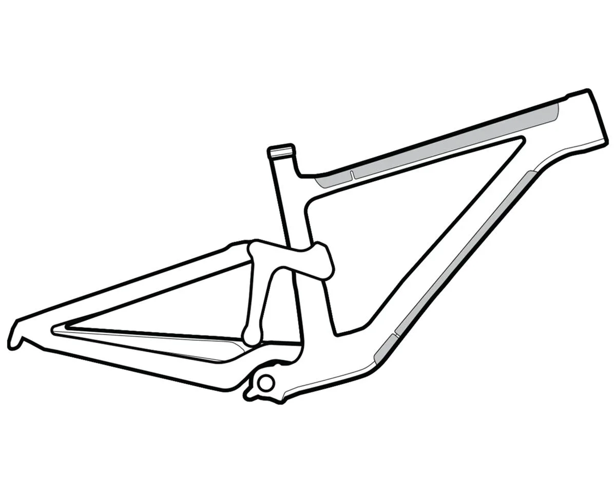 Lizard Skins Frame Protectors (Clear Polyurethane) (Large) - view 2